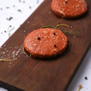 Feta-Dill Sockeye Salmon Burger