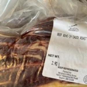 Beef chuck roast